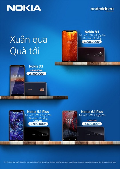 Nhiều ưu đãi hấp dẫn tại Chương trình “Xuân qua, quà tới” của Nokia Việt Nam