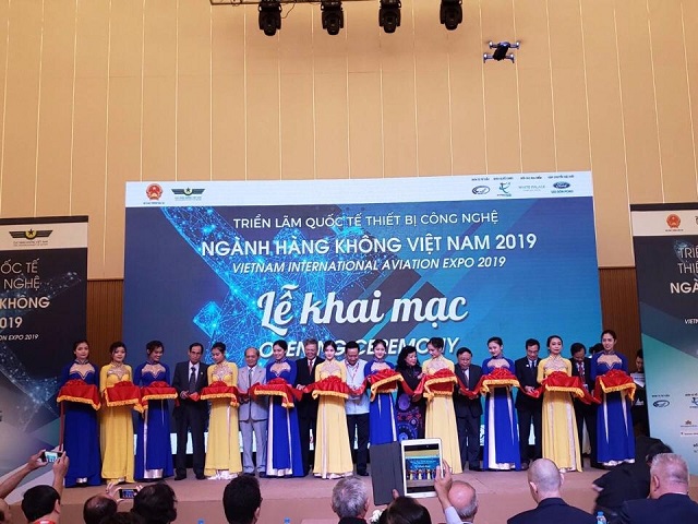 Khai mạc triển lãm quốc tế thiết bị, công nghệ ngành Hàng không tại Việt Nam 2019