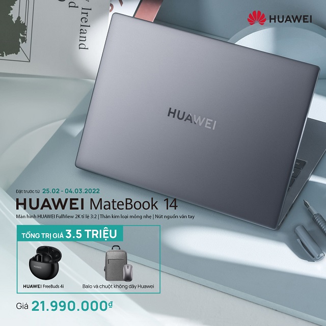 HUAWEI chính thức ra mắt máy tính xách tay cao cấp đa năng MateBook 14