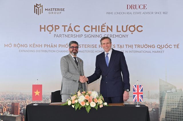 Masterise Group mở đường “ xuất khẩu” bất động sản Việt Nam thông qua hợp tác với Druce