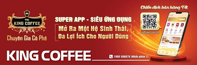 King Coffee Super App- thương hiệu Việt – Trí tuệ Việt