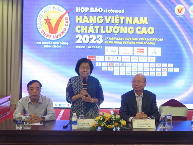 Công bố 519 doanh nghiệp đạt tiêu chuẩn hàng Việt Nam chất lượng cao do người tiêu dùng bình chọn
