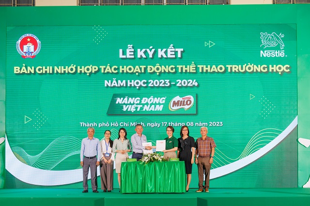 Nestlé Việt Nam và Sở Giáo dục và Đào tạo TP.HCM ký kết Thỏa thuận hợp tác cho năm học 2023 – 2024