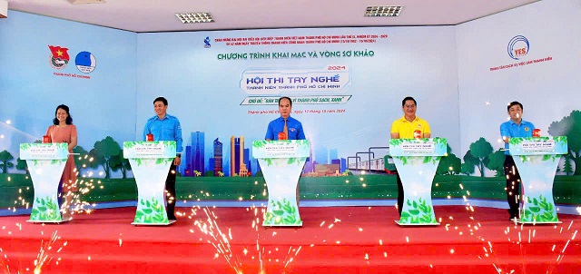 Khai mạc Hội thi tay nghề thanh niên Thành phố Hồ Chí Minh năm 2024