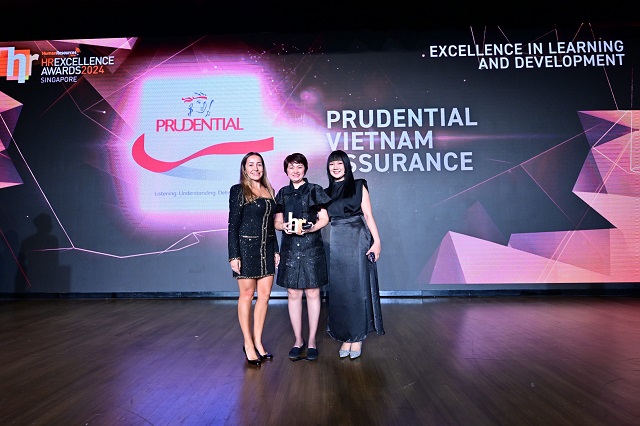 Prudential được xướng tên tại giải thưởng HR Excellence Awards 2024 Singapore nhờ vào chiến lược phát triển nhân sự toàn diện