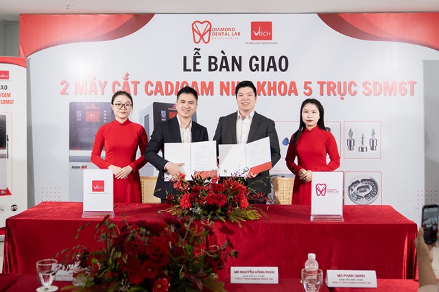Diamond Dental Lab đầu tư liên tục vào dàn hệ thống máy cắt tại Lab